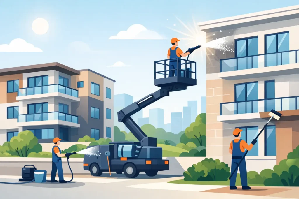 Apartment Complex Exterior Cleaning That Lasts