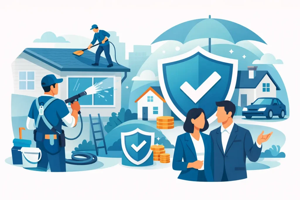 How Insured Exterior Cleaning Contractors Protect You