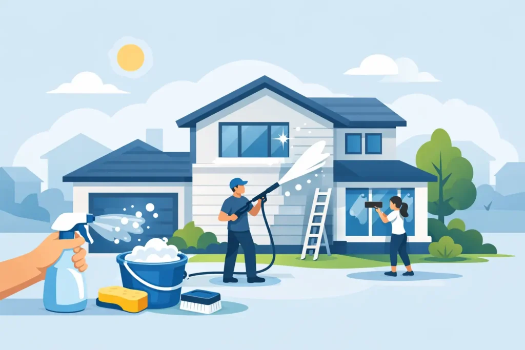 Residential Exterior Cleaning Guide for Homeowners