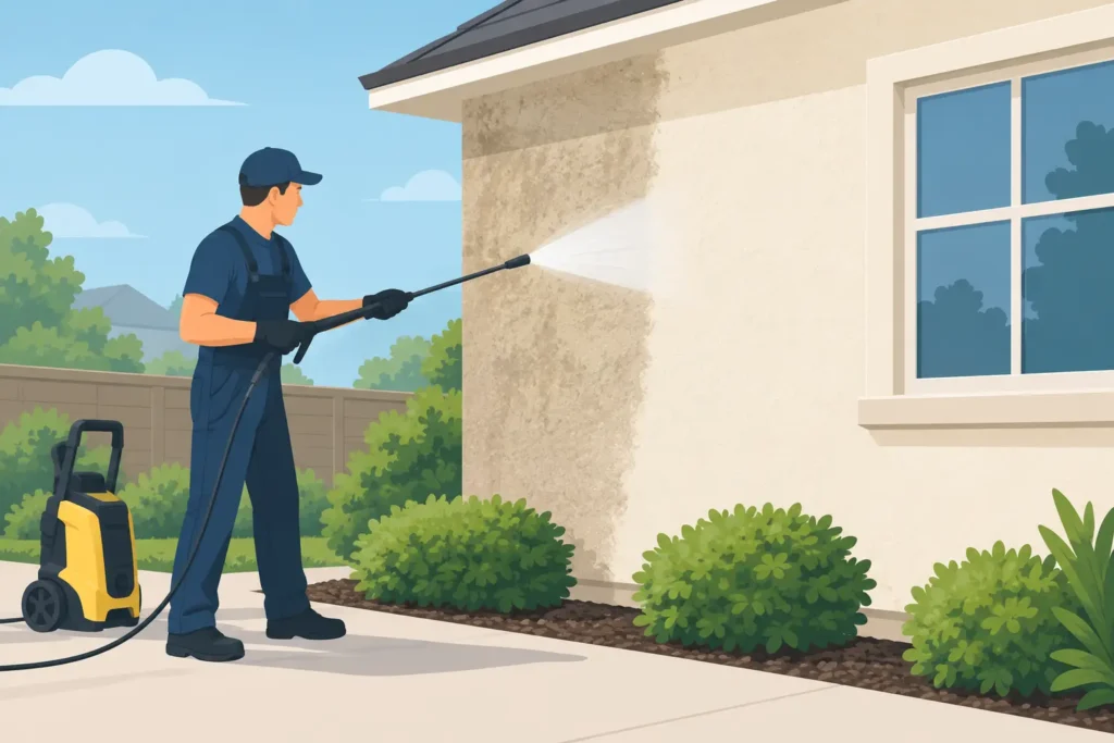 How to Wash Stucco Safely Without Damage